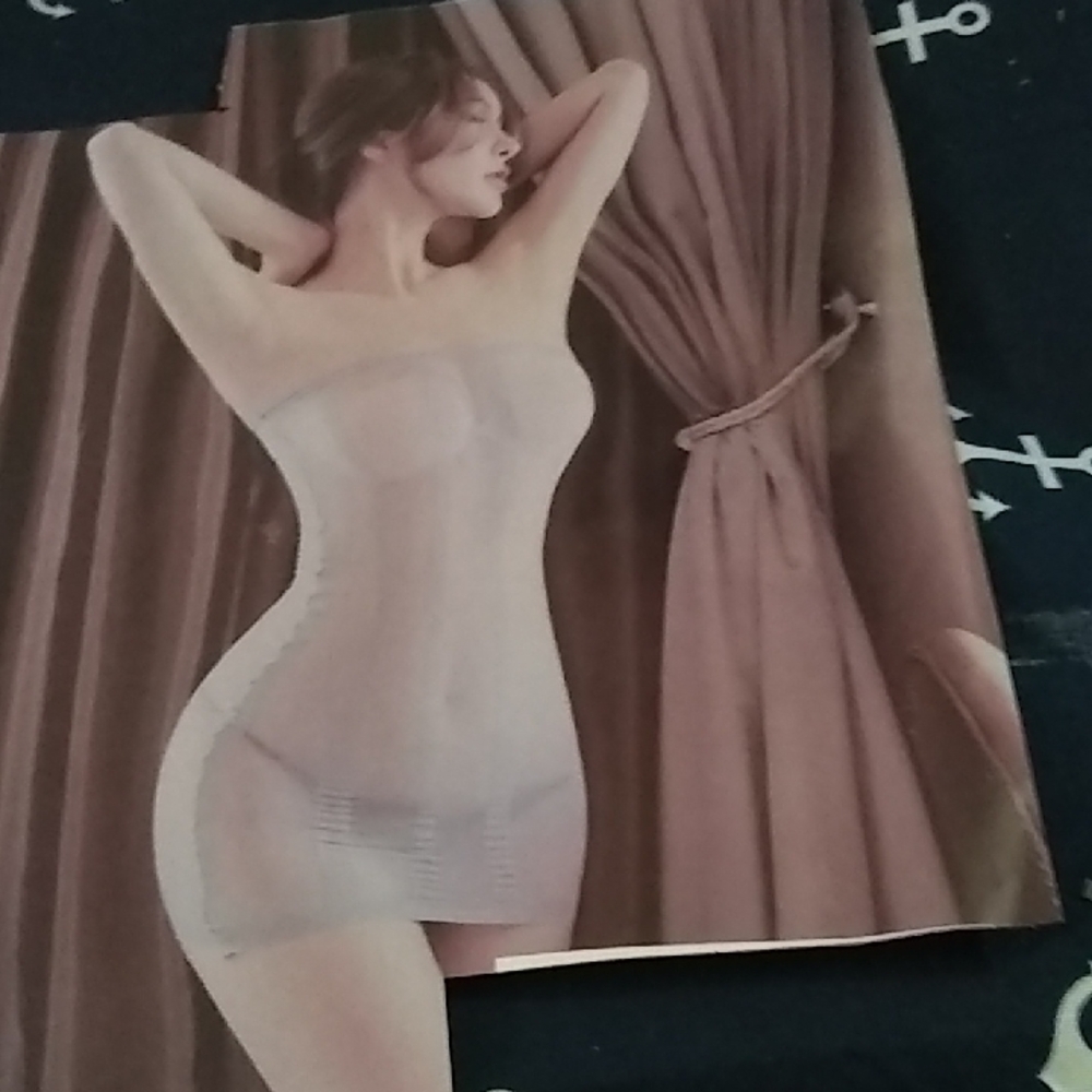 Elegant Sheer White Strapless Body Shaper